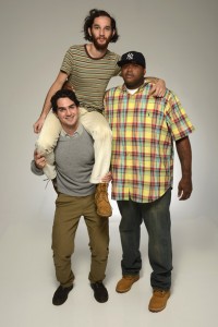Lenny Cooke with directors Josh and Benny Safdie (courtesy of Tribeca Film Festival)